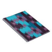 peacock blue, purple, topaz blue and thunder ノートブック (右側)
