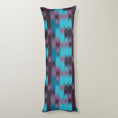 peacock blue, purple, topaz blue and thunder ボディピロー (裏面 (縦))
