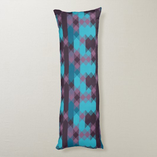 peacock blue, purple, topaz blue and thunder ボディピロー (裏面 (縦))