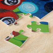 Peacock Butterfly Painting ジグソーパズル (側面)