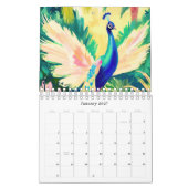 peacock calendar カレンダー (1月 2027)