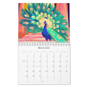peacock calendar カレンダー (3月 2026)