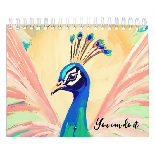 peacock calendar カレンダー (カバー)