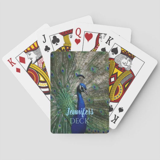 Peacock Classic Playing Cards Gift トランプ (裏面)
