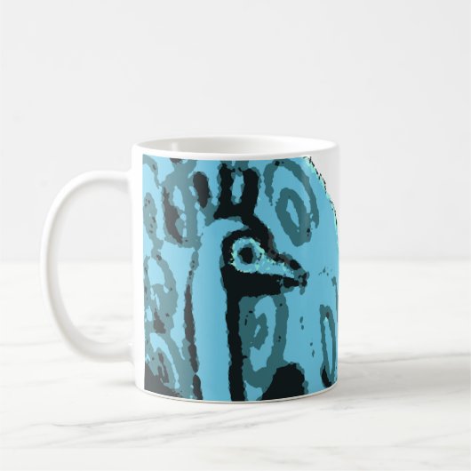 Peacock Coffee Mug コーヒーマグカップ (左)