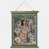 Peacock Dancer #2 吊り下げ型タペストリー (正面)