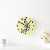 Peacock Design ラウンド壁時計 (ホーム)