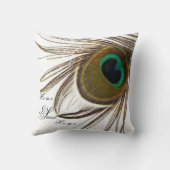  Peacock Feather   クッション (裏面)