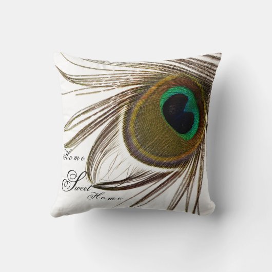 Peacock Feather クッション (裏面)