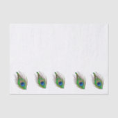 Peacock feather bordered tissue paper 薄葉紙 (正面)