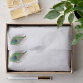 Peacock feather bordered tissue paper 薄葉紙 (ギフト)