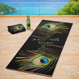 Peacock Feather – Move With Grace Motivational ヨガマット