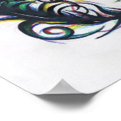 Peacock Feather Poster ポスター (角)