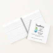 Peacock Feather Sassy Motivational Quote Journal ノートブック (内部)