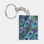 Peacock Feathers キーホルダー (正面左)