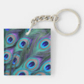 Peacock Feathers キーホルダー (裏面)