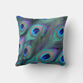Peacock Feathers クッション (裏面)