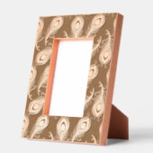 Peacock Feathers レーザー彫刻フレーム (左)