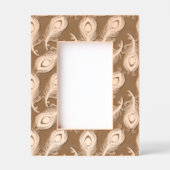 Peacock Feathers レーザー彫刻フレーム (正面)