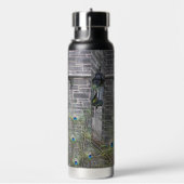 Peacock Feathers and Gothic Windows ウォーターボトル (右面)