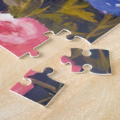 Peacock Feathers Beautiful Floral Animal ジグソーパズル (側面)