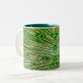 Peacock Feathers Mug ツートーンマグカップ (正面左)