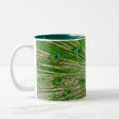 Peacock Feathers Mug ツートーンマグカップ (左)