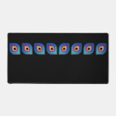 Peacock Flame (Linear) デスクマット (正面)