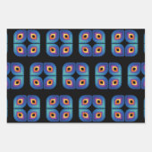 Peacock Flame (Pattern) ラッピングペーパーシート (正面3)