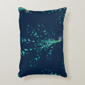 Peacock geometric Pattern アクセントクッション (正面(垂直))