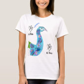Peacock Hi there Tシャツ (正面)