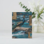 Peacock in a Top Hat ポストカード (スタンド正面)