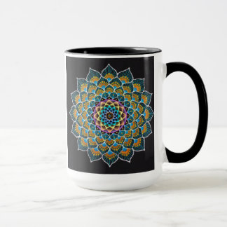 Peacock Mandala Mug マグカップ