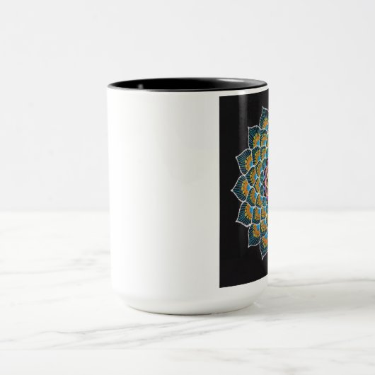 Peacock Mandala Mug マグカップ (中央)