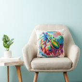 Peacock Mantis Shrimp REF253 - Watercolor クッション (椅子)