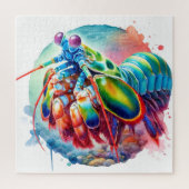 Peacock Mantis Shrimp REF253 - Watercolor ジグソーパズル (縦)