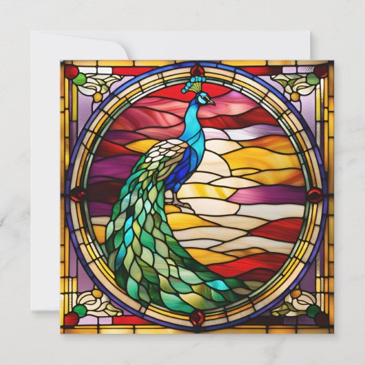 Peacock on Pink (正面)