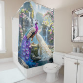 Peacock Paradise シャワーカーテン (インサイチュ)