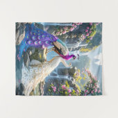 Peacock Paradise タペストリー (正面(横))