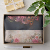 Peacock Paradise: Ornate Floral & Feather Art 薄葉紙 (ギフト)