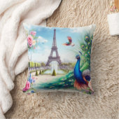 peacock paris クッション (ブランケット)