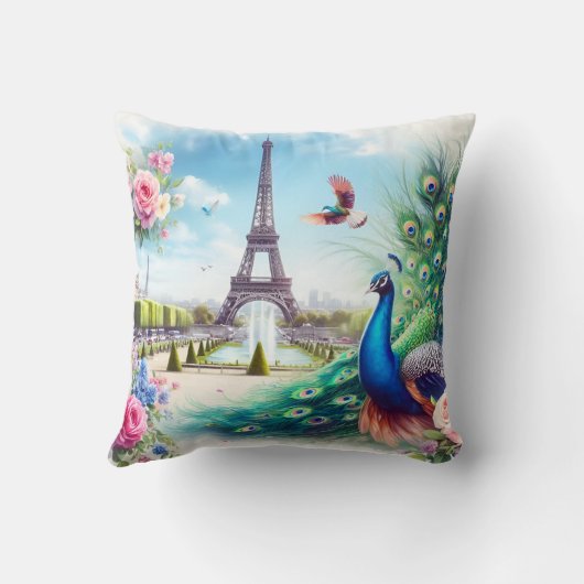 peacock paris クッション (裏面)