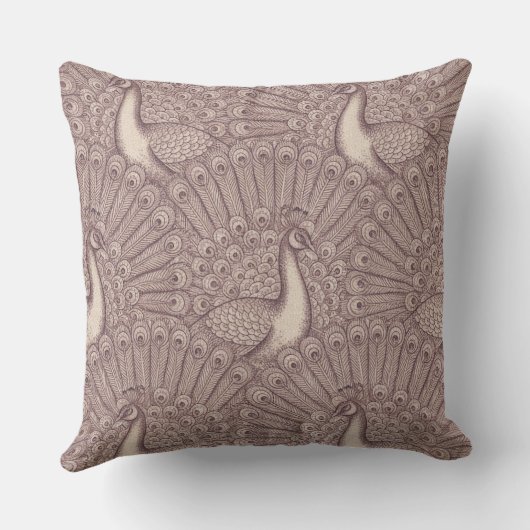 peacock pattern クッション (裏面)