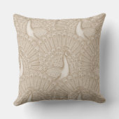 peacock pattern クッション (裏面)