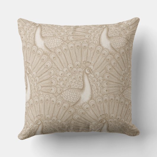 peacock pattern クッション (裏面)