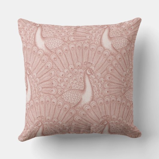 peacock pattern クッション (裏面)