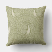 peacock pattern クッション (裏面)