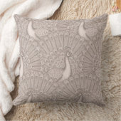 peacock pattern クッション (ブランケット)