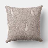 peacock pattern クッション (裏面)