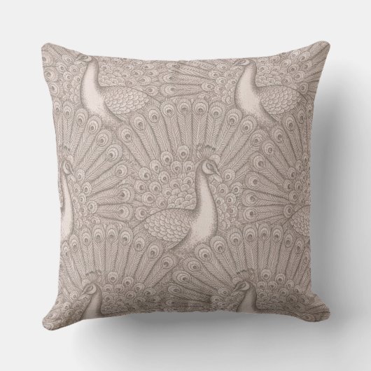 peacock pattern クッション (裏面)